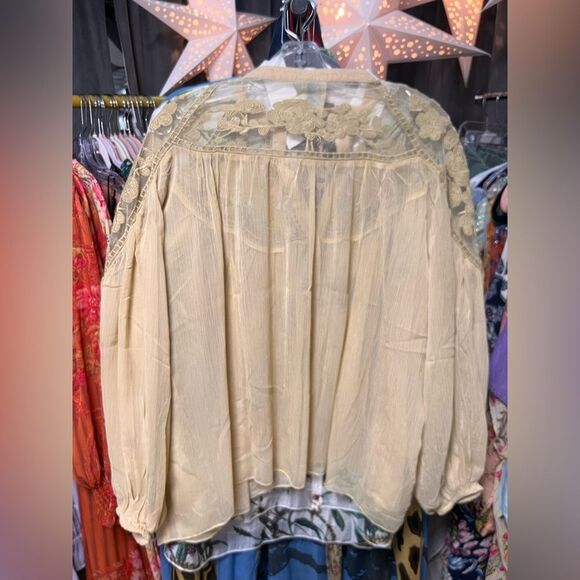 Aratta Camellia Embroidered Top $179 MSRP-current Style - Picture 4 of 5